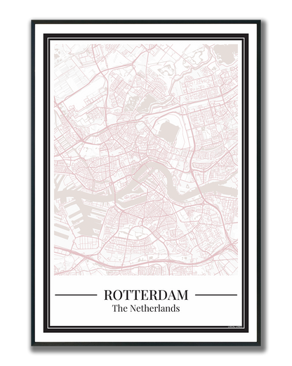 Rotterdam - Poster Blush Pink