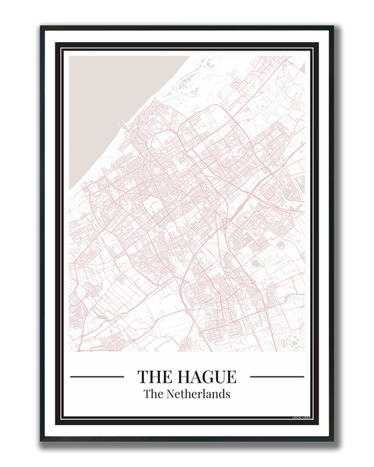 The Hague - Poster Blush Pink