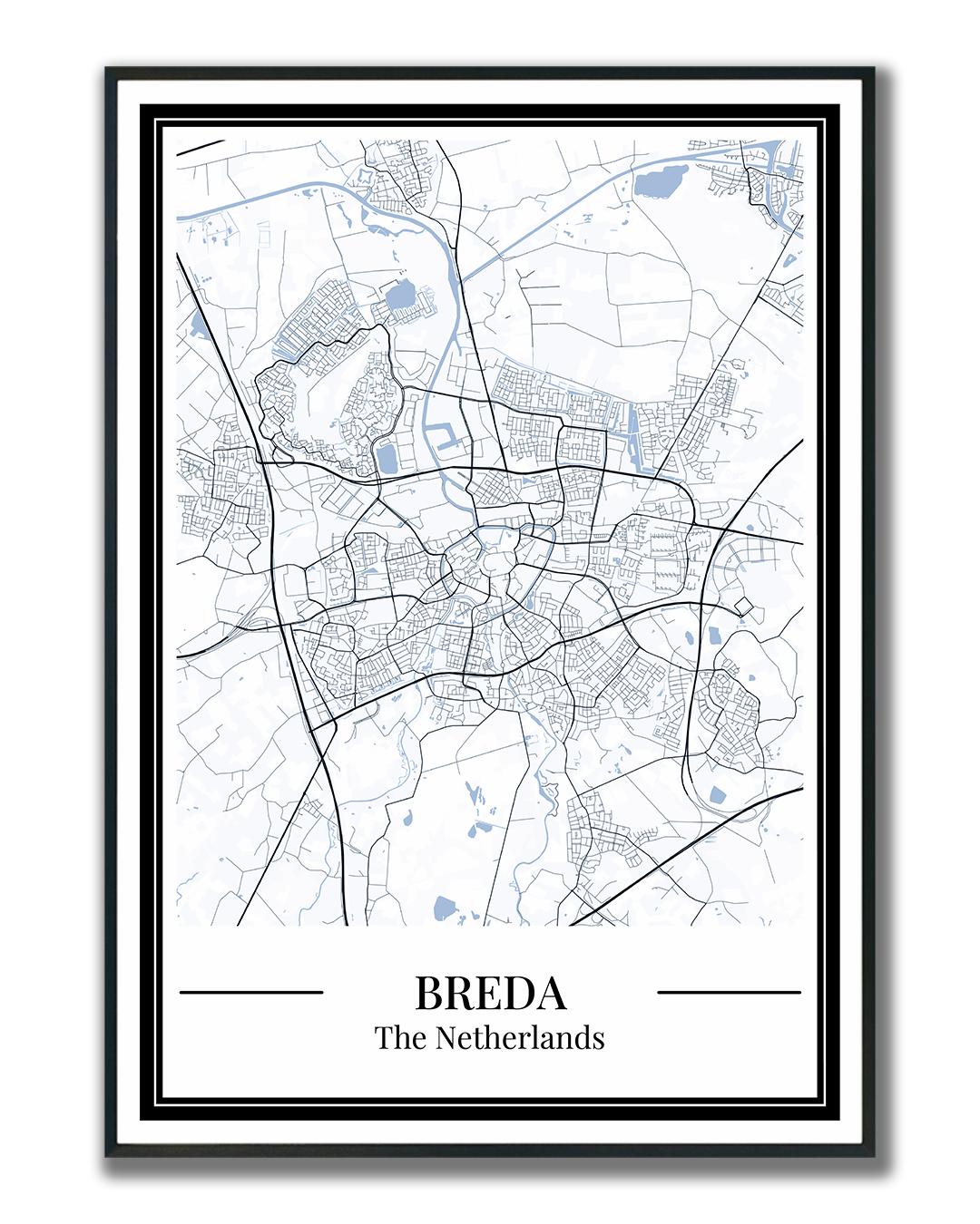 Breda - Poster Slate Blue