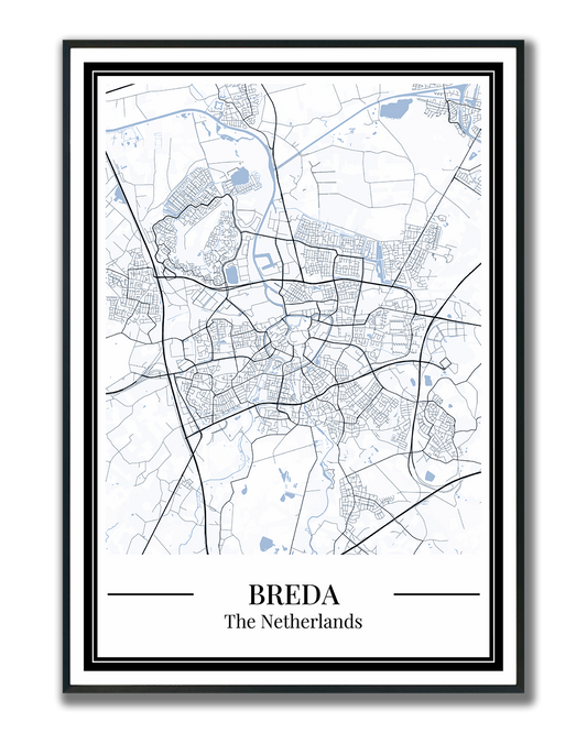 Breda - Poster Slate Blue