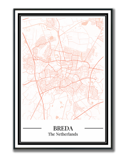 Breda - Poster Warm Peach