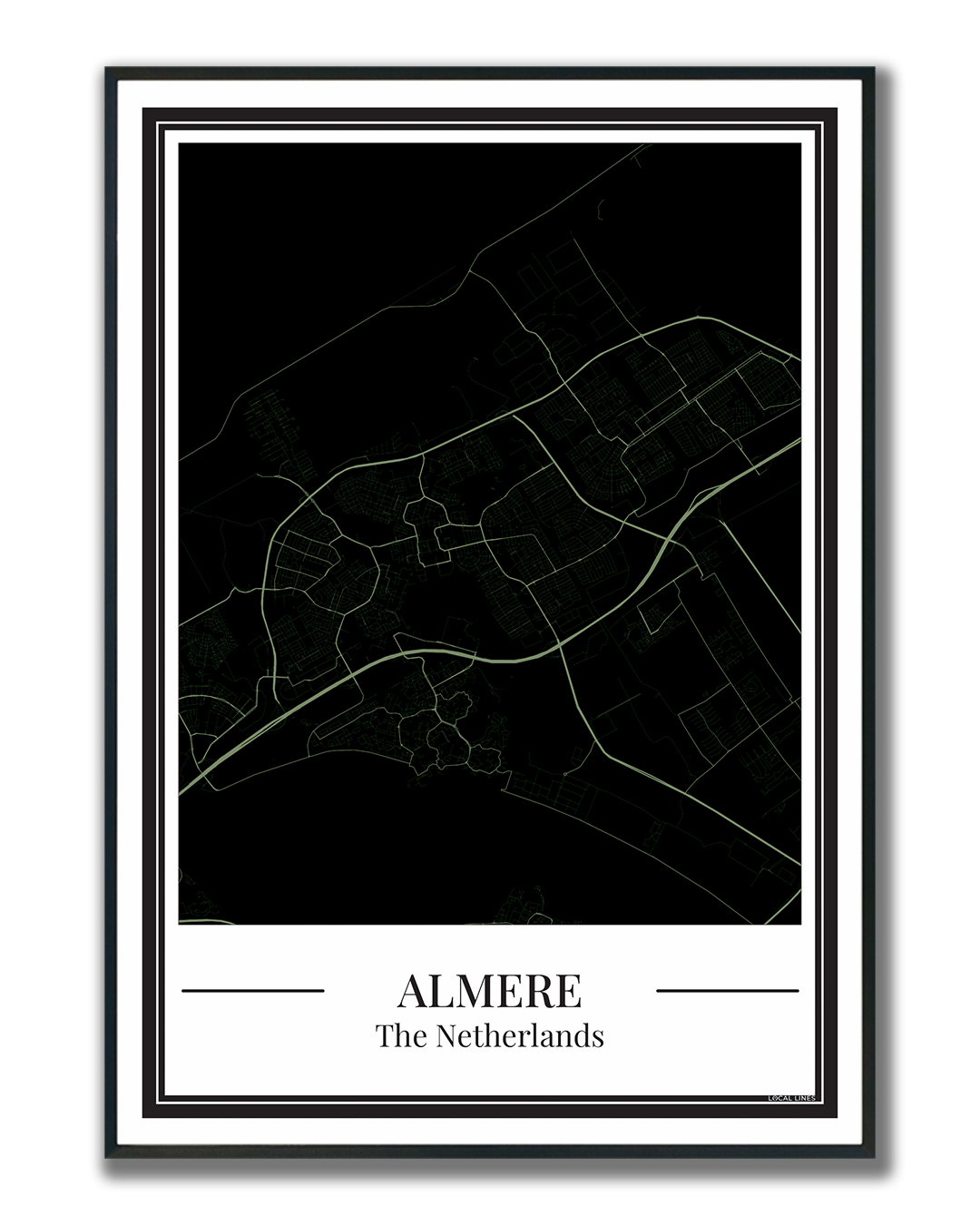 Almere - Poster Cool Mint