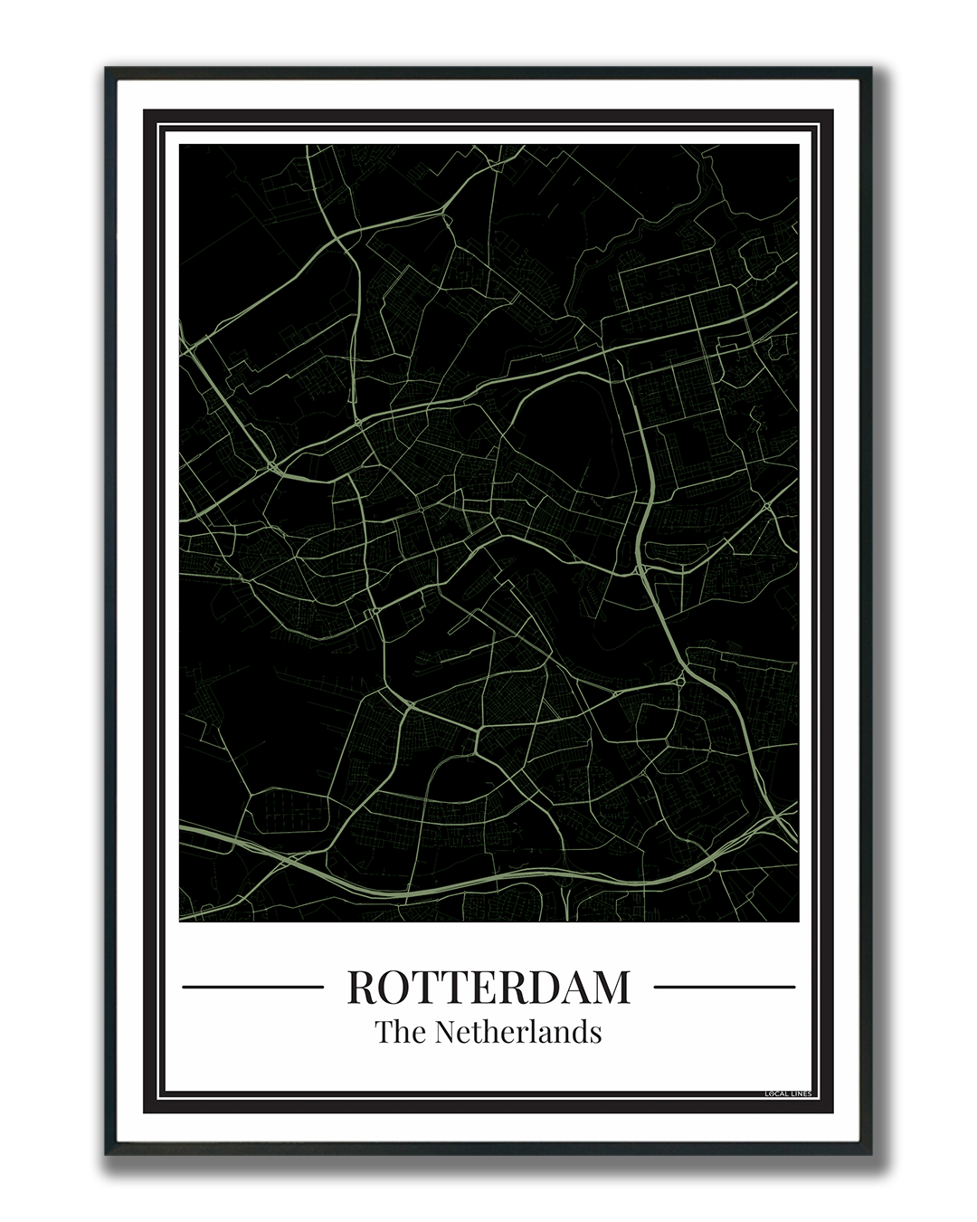 Rotterdam - Poster Cool Mint