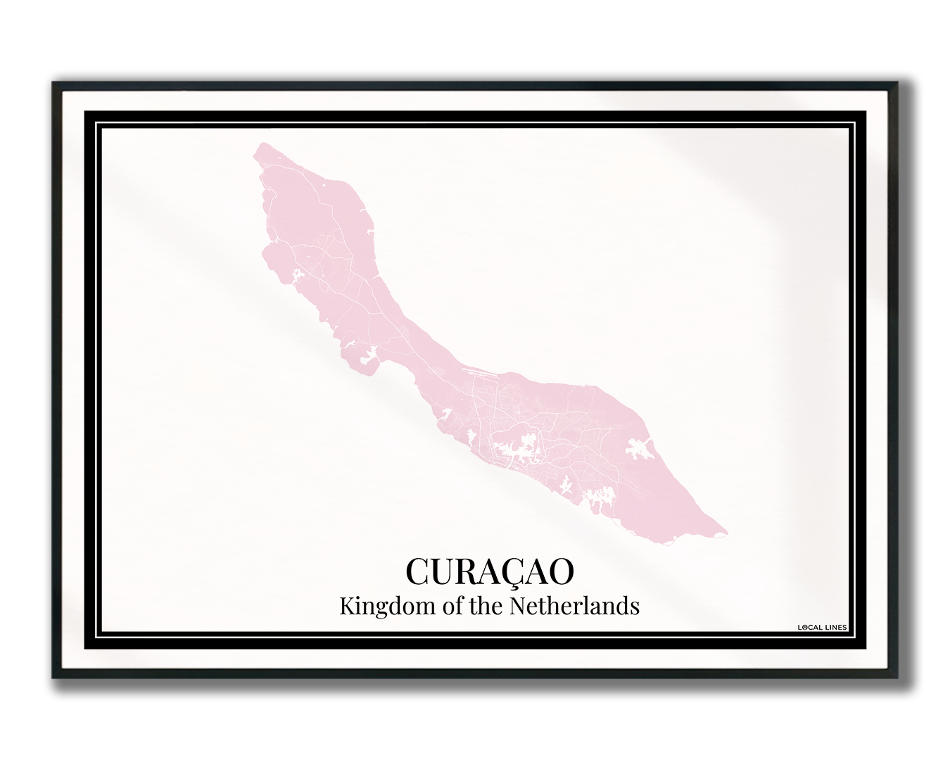 Curaçao - Poster Blush Pink