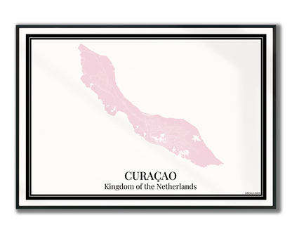 Curaçao - Poster Blush Pink