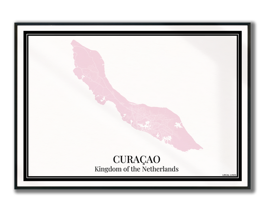 Curaçao - Poster Blush Pink