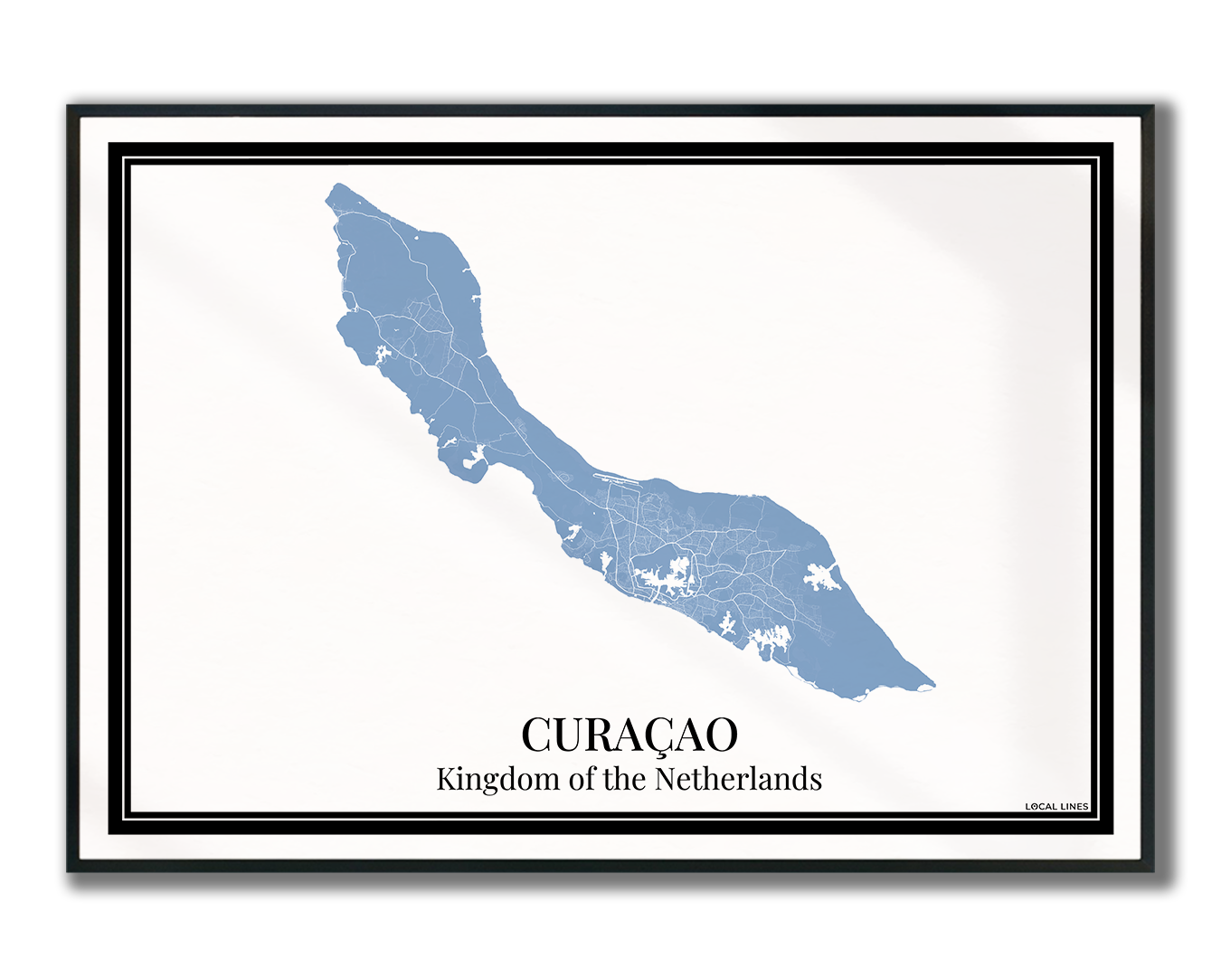 Curaçao - Poster Slate Blue