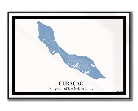 Curaçao - Poster Slate Blue