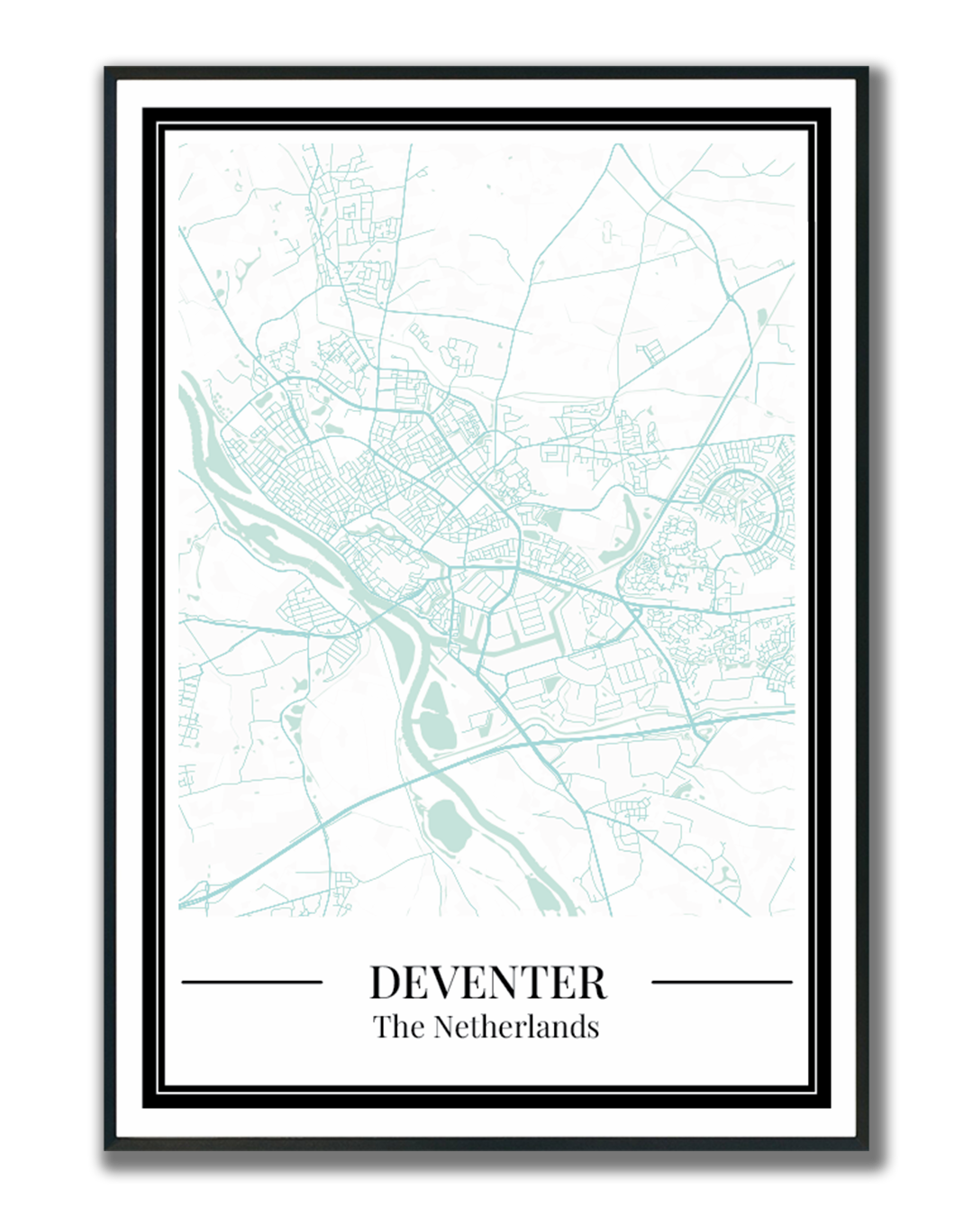 Deventer - Poster Aqua Blue