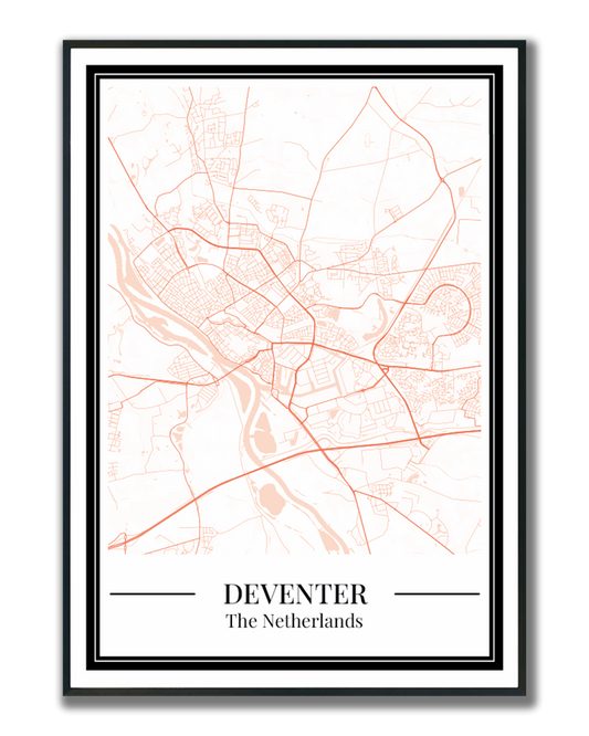 Deventer - Poster Warm Peach