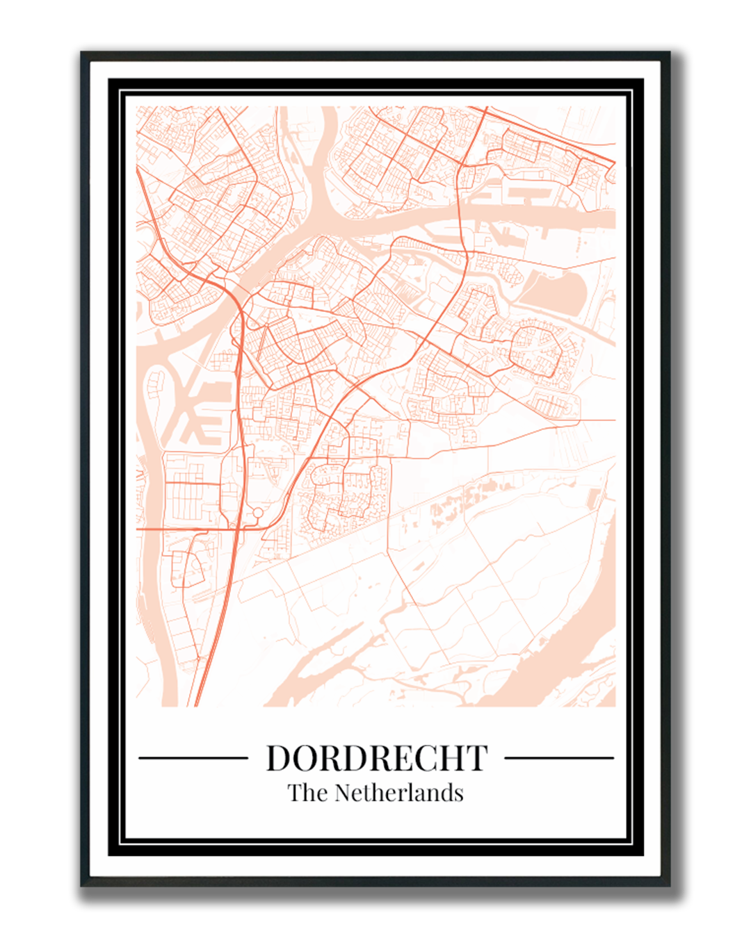 Dordrecht - Poster Warm Peach