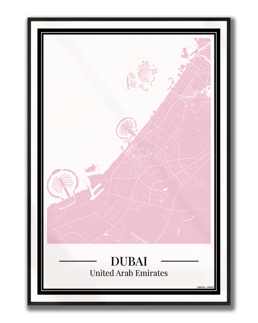 Dubai - Poster Blush Pink