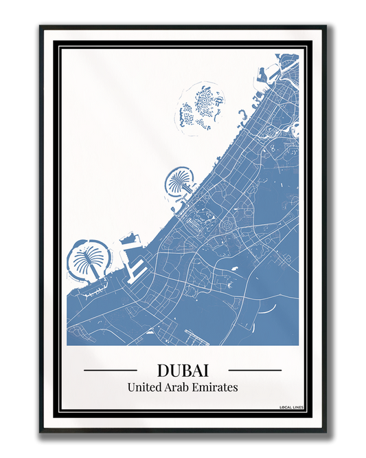Dubai - Poster Slate Blue