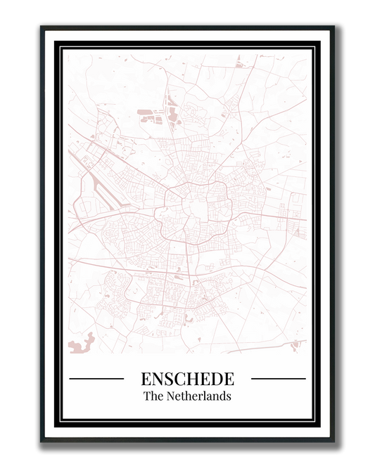 Enschede - Poster Blush Pink