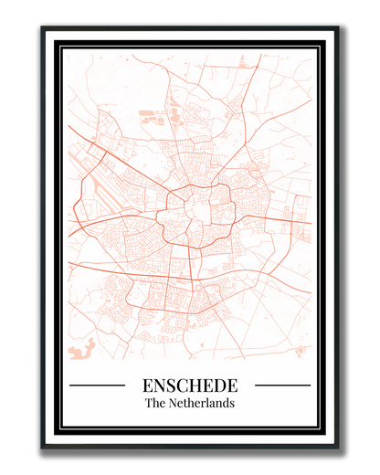 Enschede - Poster Warm Peach
