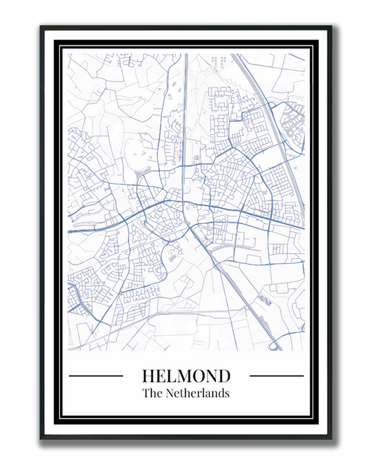 Helmond - Poster Slate Blue