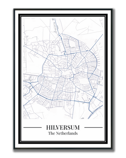 Hilversum - Poster Slate Blue