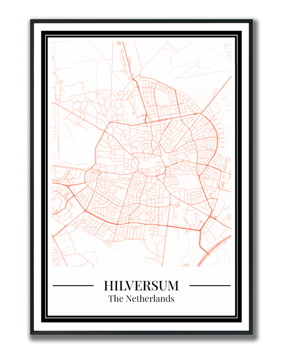 Hilversum - Poster Warm Peach
