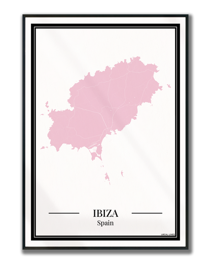 Ibiza - Poster Blush Pink