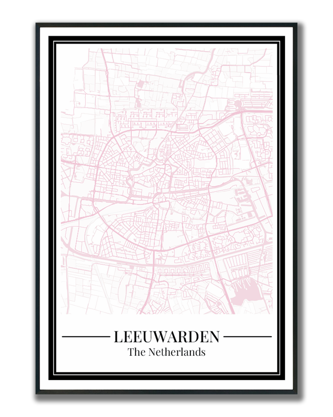 Leeuwarden - Poster Blush Pink