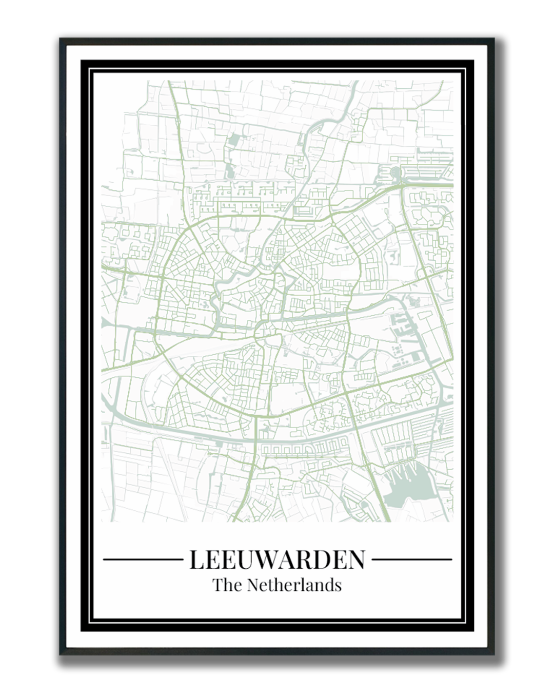 Leeuwarden - Poster Sage Green