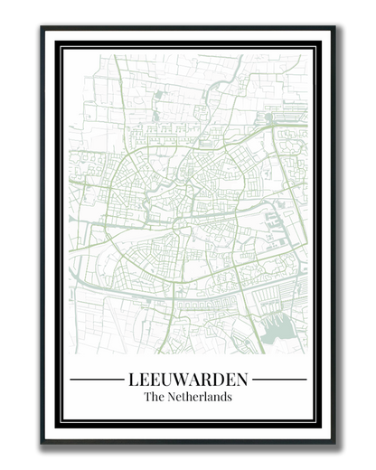Leeuwarden - Poster Sage Green