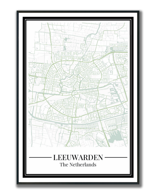 Leeuwarden - Poster Sage Green