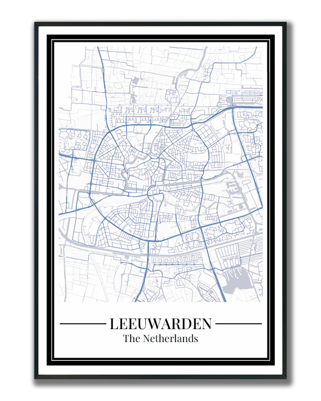 Leeuwarden - Poster Slate Blue