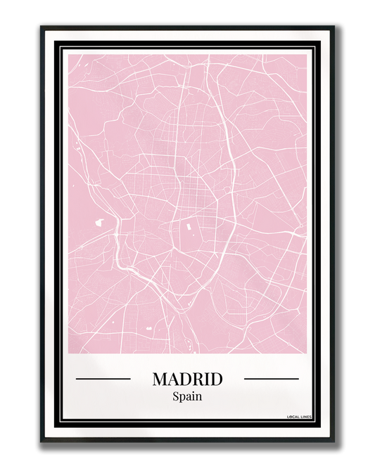 Madrid - Poster Blush Pink