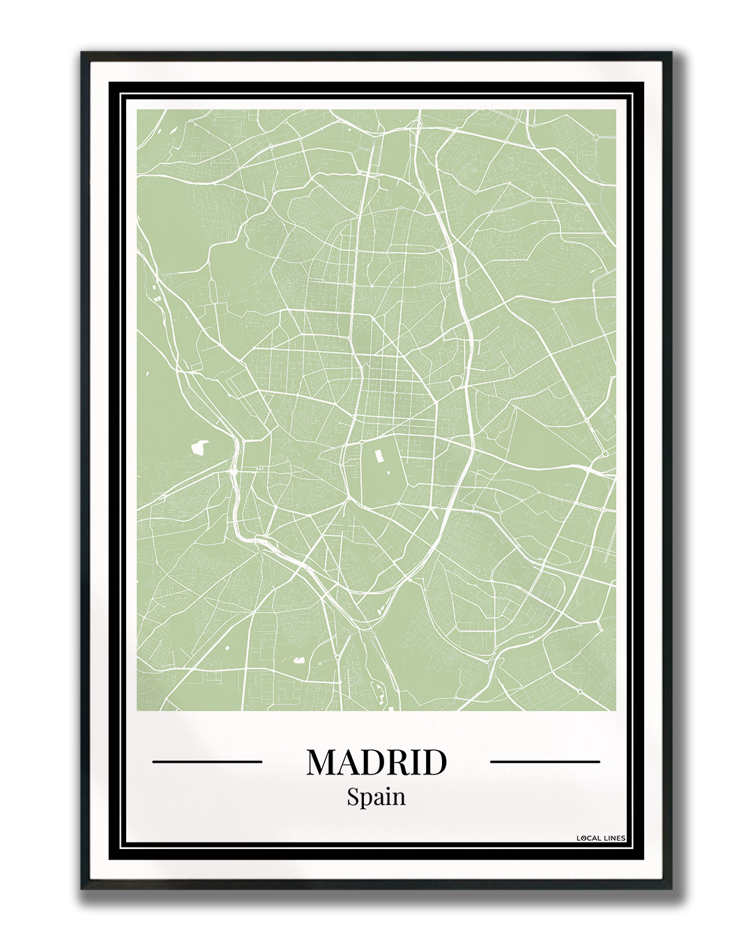 Madrid - Poster Sage Green
