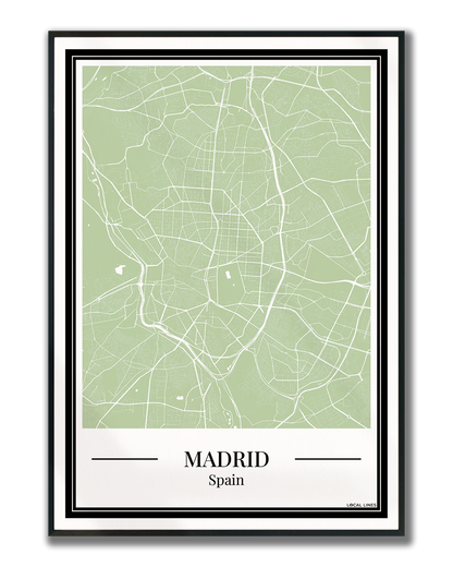 Madrid - Poster Sage Green