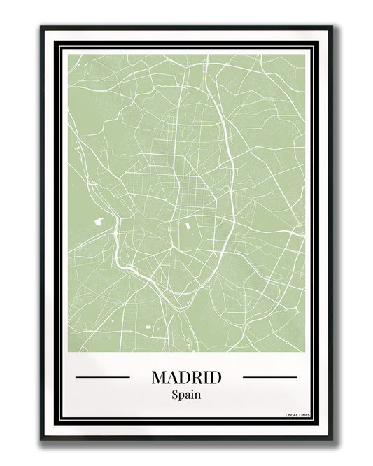 Madrid - Poster Sage Green