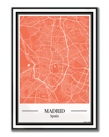 Madrid - Poster Warm Peach