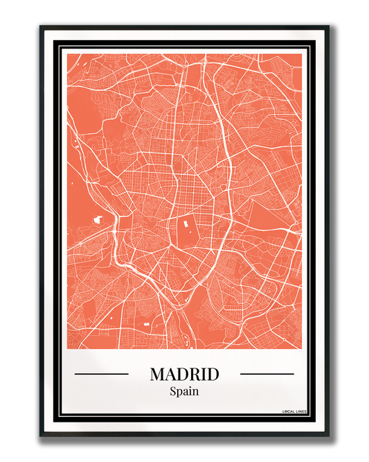 Madrid - Poster Warm Peach