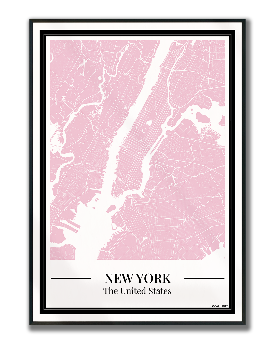 New York City - Poster Blush Pink