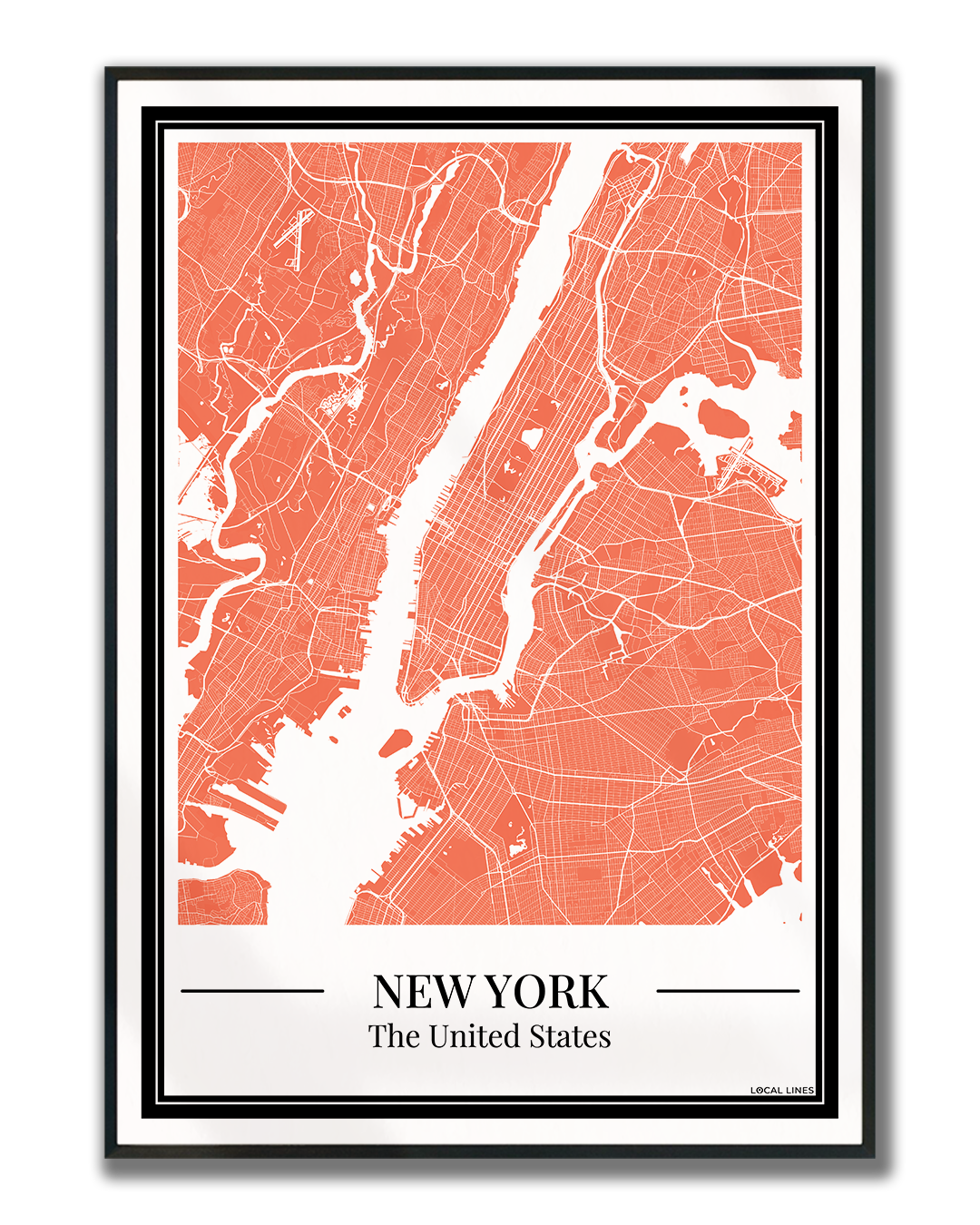 New York City - Poster Warm Peach