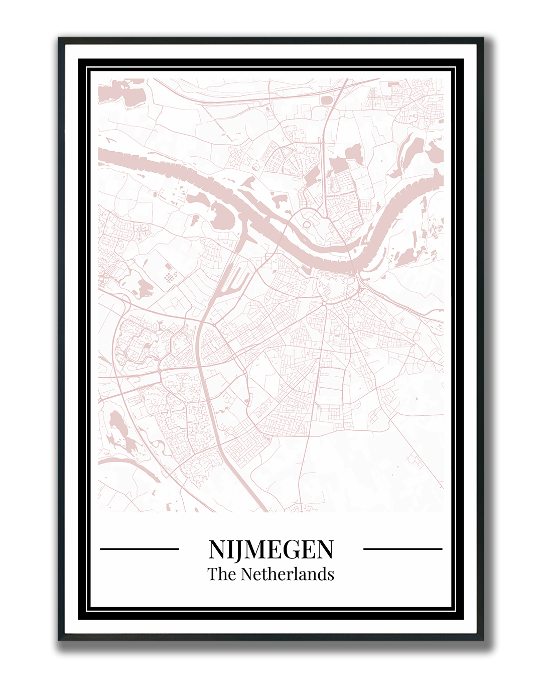 Nijmegen - Poster Blush Pink