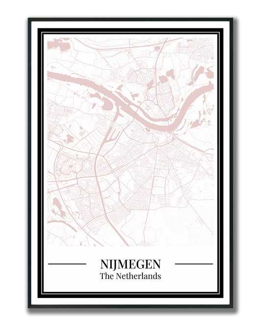 Nijmegen - Poster Blush Pink