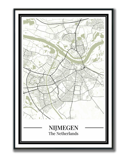 Nijmegen - Poster Sage Green