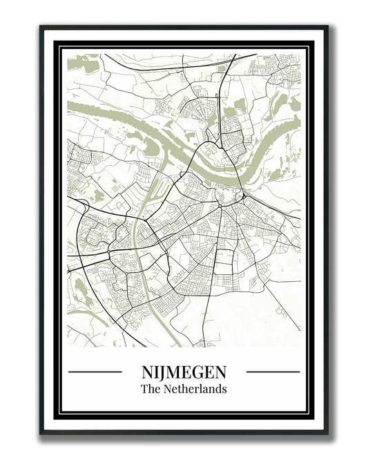 Nijmegen - Poster Sage Green
