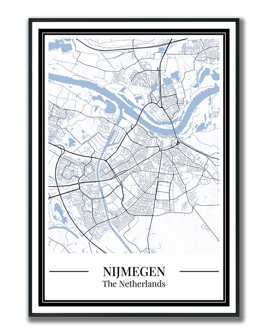Nijmegen - Poster Slate Blue