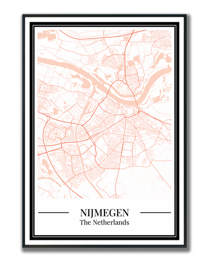 Nijmegen - Poster Warm Peach