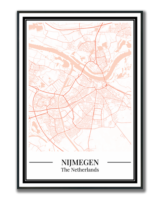 Nijmegen - Poster Warm Peach