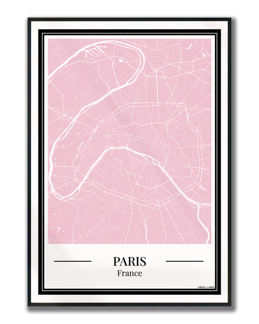 Paris - Poster Blush Pink