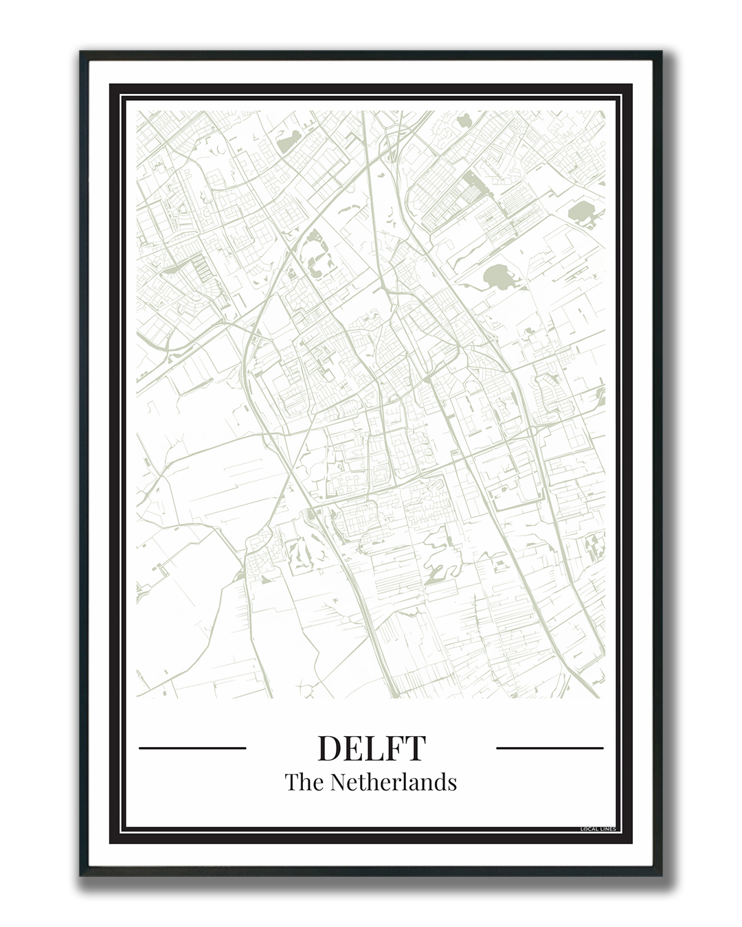 Delft - Poster Sage Green