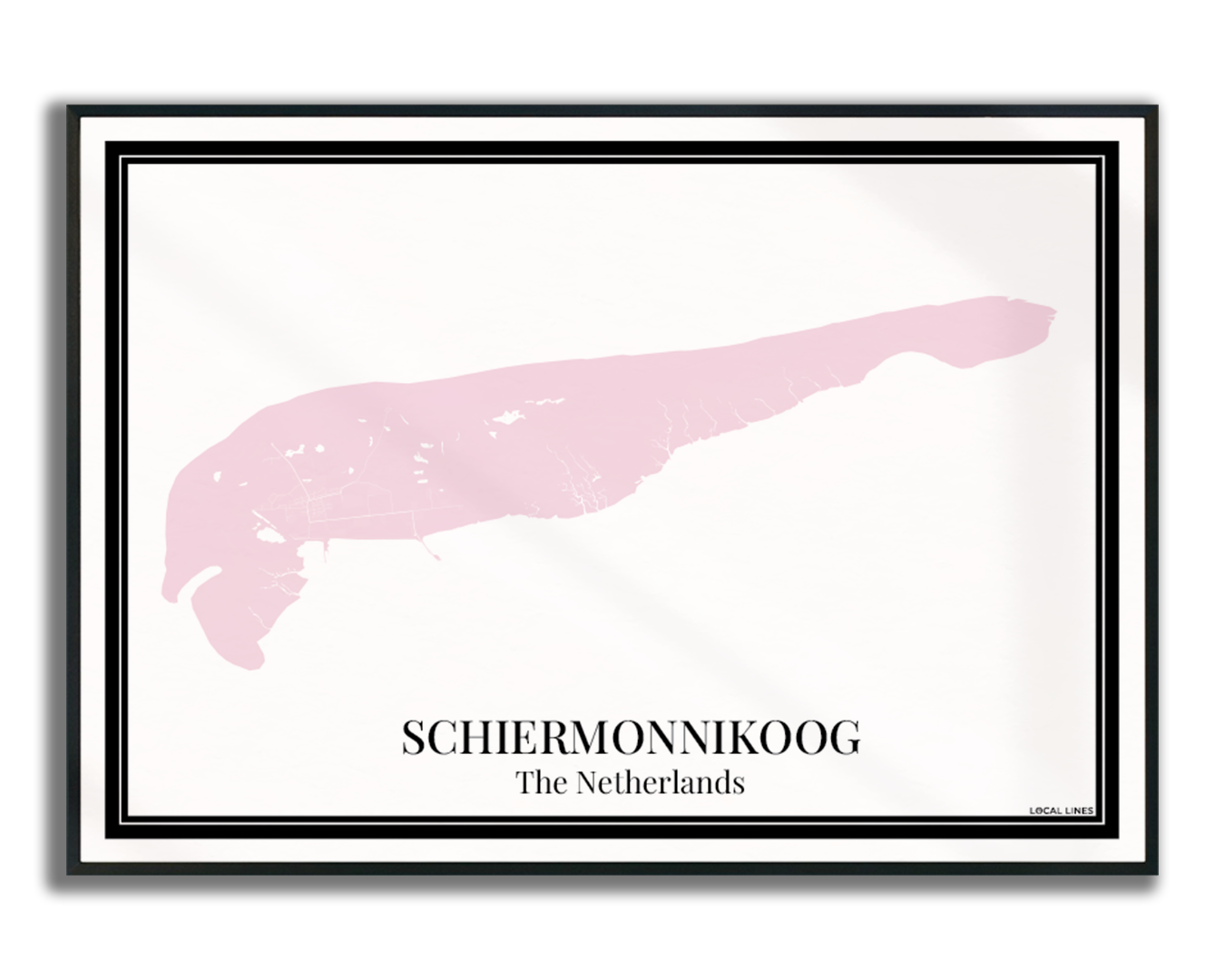 Schiermonnikoog - Poster Blush Pink