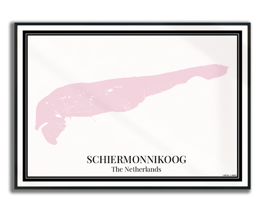Schiermonnikoog - Poster Blush Pink