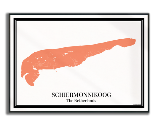 Schiermonnikoog - Poster Warm Peach