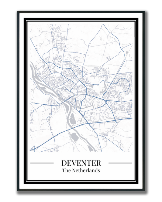 Deventer - Poster Slate Blue