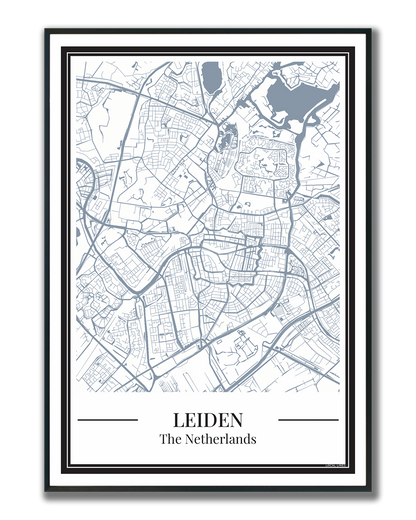 Leiden - Poster Slate Blue